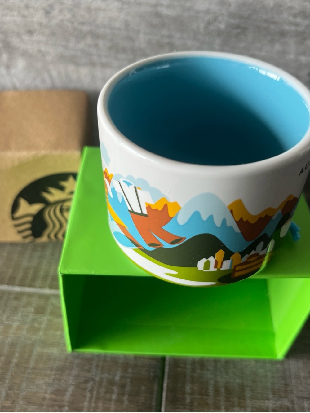 New In Box Starbucks Austria You Are Here Collection Mini Espresso/ornament 2 oz - Picture 4 of 8
